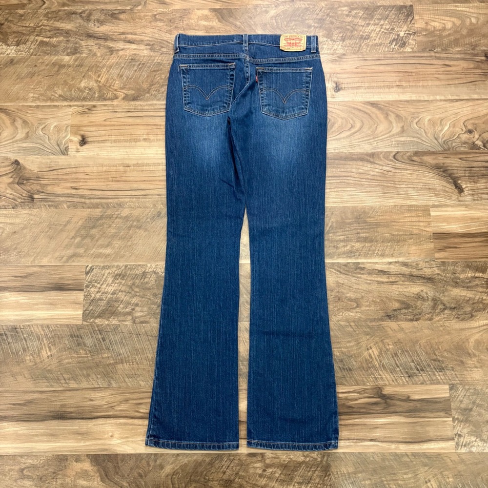 Vintage Y2K Levis Jeans Womens 8L Blue 515 Nouveau Bootcut Stretch Denim Denim